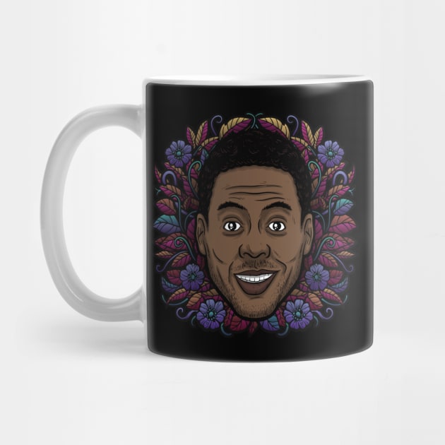 Chris Rock (Flowered) by Baddest Shirt Co.